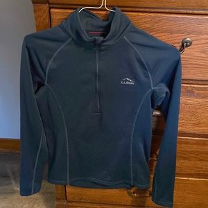 Mens size small 1/4 LL Bean performance zip